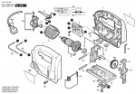 Bosch 0 603 379 003 Pst 550 Jig Saw 230 V / Eu Spare Parts